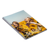 Foto van het beste vriendinnenduo notitieboek (Rechterzijde)