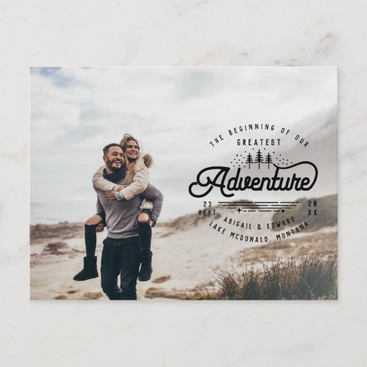  foto van het bos , met uitzondering van de datum aankondigingskaart (Voorkant)