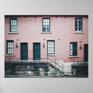 FOTO VAN HET BOUWEN MET DE STAIRS POSTER