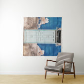 FOTO VAN HET BOUWEN MET WIT HOUDEN DEUR WANDKLEED (In Situ (horizontaal))