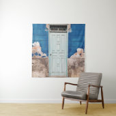 FOTO VAN HET BOUWEN MET WIT HOUDEN DEUR WANDKLEED (In situ)