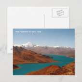 Foto van het briefkaart Heilige Yamdrok-Tso-meer, (Voorkant / Achterkant)