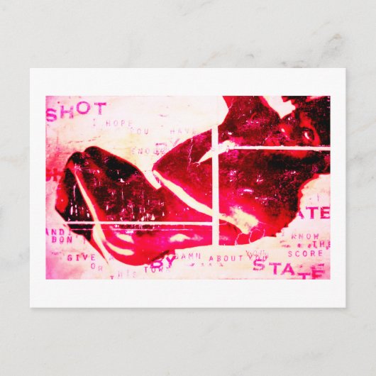foto van het briefkaart van de staat (Voorkant)