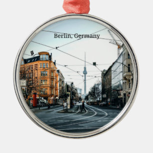 Foto van het centrum van Berlijn, Duitsland Metalen Ornament