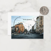 Foto van het centrum van Berlijn, Duitsland Notitiekaartje (Voorkant / Achterkant in situ)