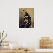 foto van het Cherokee-Man met Bow Poster (Keuken)