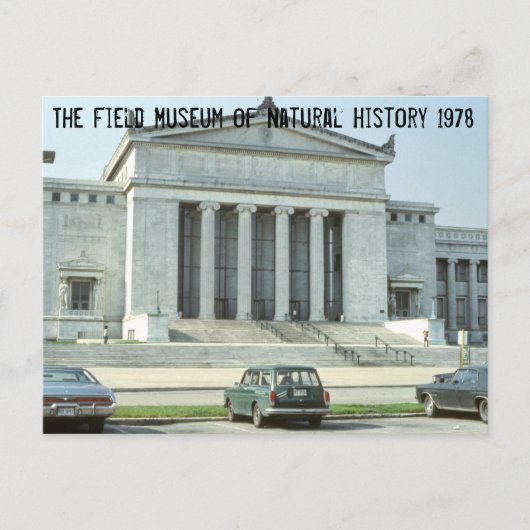 Foto van het  Chicago Field Museum Briefkaart (Voorkant)