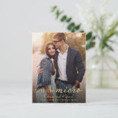 Foto van het downsize Weddenschap Briefkaart (Staand voorkant)