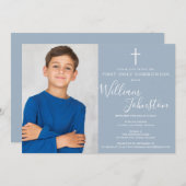 Foto van het eerste Heilige Commune Dusty Blue Kaart (Voorkant / Achterkant)