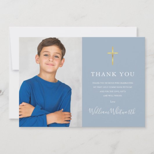 Foto van het eerste Heilige Communistische Gouden  Bedankkaart (Voorkant)