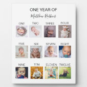 Foto van het eerste jaar van baby fotoplaat (Voorkant)