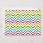 Foto van het eerste vogelregenboogalkbord kaart (Achterkant)