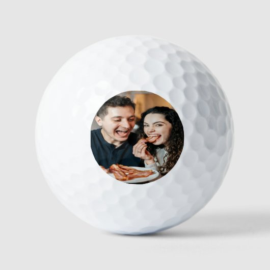 Foto van het eten van bacon aanpassen personaliser golfballen (Voorkant)