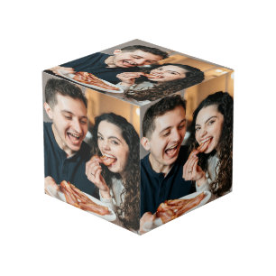 Foto van het eten van bacon aanpassen personaliser kubus