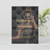 Foto van het feest kaart (Staand voorkant)