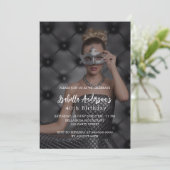 Foto van het feest kaart (Staand voorkant)