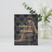 Foto van het feest uitnodiging briefkaart (Staand voorkant)