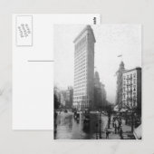 foto van het Flatiron Building NYC Briefkaart (Voorkant / Achterkant)