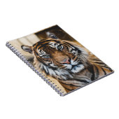 FOTO VAN HET GEZICHT VAN DE TIGER NOTITIEBOEK (Rechterzijde)