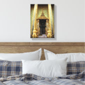 Foto van het Golden Palace Thailand Canvas Afdruk (Insitu (Slaapkamer))