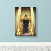 Foto van het Golden Palace Thailand Canvas Afdruk (Insitu (Houten vloer))