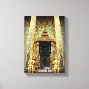 Foto van het Golden Palace Thailand Canvas Afdruk