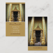 Foto van het Golden Palace Thailand Visitekaartje (Voorkant / Achterkant)