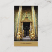 Foto van het Golden Palace Thailand Visitekaartje (Achterkant)