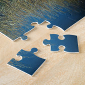 Foto van het Grasmeer met blauw water Legpuzzel (Zijkant)