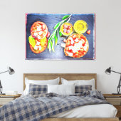 Foto van het Grieks en mediterraan dieet. Bestel n Canvas Afdruk (Insitu (Slaapkamer))