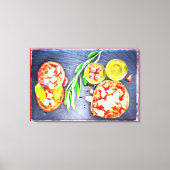 Foto van het Grieks en mediterraan dieet. Bestel n Canvas Afdruk (Voorkant)