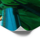 Foto van het groene reuzenrad poster (Hoek)