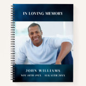 Foto van het Guest Book Memorial Notitieboek (Voorkant)