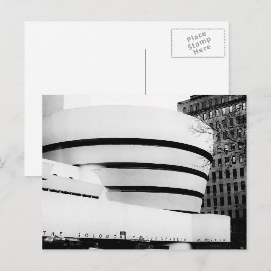 Foto van het Guggenheim Museum in New York City Briefkaart (Voorkant / Achterkant)