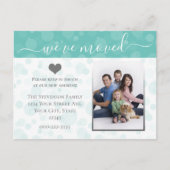 Foto van het hart Aankondiging wijziging adres (Voorkant)