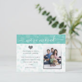 Foto van het hart Aankondiging wijziging adres (Staand voorkant)