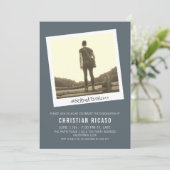 Foto van het hedendaagse Afstuderen Kaart (Staand voorkant)