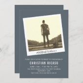 Foto van het hedendaagse Afstuderen Kaart (Voorkant / Achterkant)