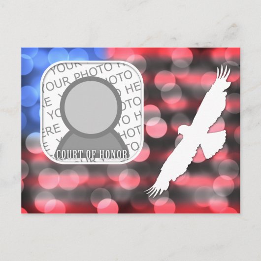 foto van het hof van eer briefkaart (Voorkant)