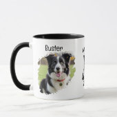 Foto van het huisdier Border Collie Personaliseren Mok (Links)