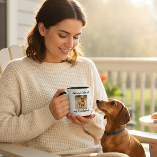 Foto van het huisdier Bruine Teckel Personaliseren Mok
