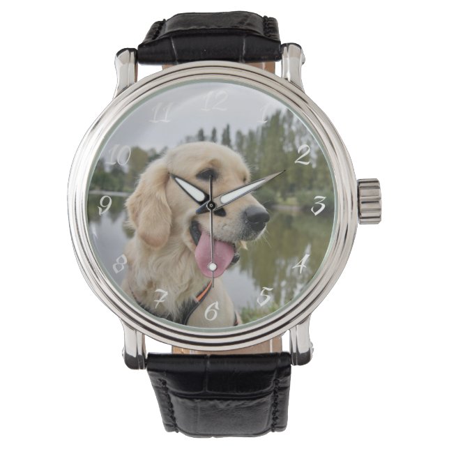Foto van het huisdier Keepsake Memorial Gift Horloge (Voorkant)