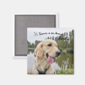 Foto van het huisdier Keepsake Memorial Gift Magneet (Voorkant / Achterkant)