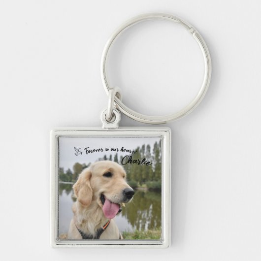 Foto van het huisdier Keepsake Memorial Gift Sleutelhanger (Voorkant)