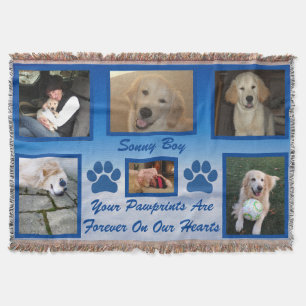 Foto van het huisdier Rainbow Bridge "Your Pawprin Deken