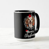 Foto van het huisdier Rode Kerstman Hoed Snowflake Mok (Voorkant rechts)