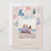 Foto van het kerstboomschildpad feestdagenkaart (Voorkant)