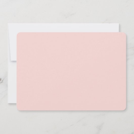 Foto van het kind - uitnodiging op verjaardag - Ro (Achterkant)