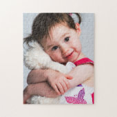 Foto van het kind, vriend, echtgenoot, moeder of h legpuzzel (Verticaal)