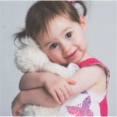 Foto van het kind, vriend, echtgenoot, moeder of h sticker (Voorkant)